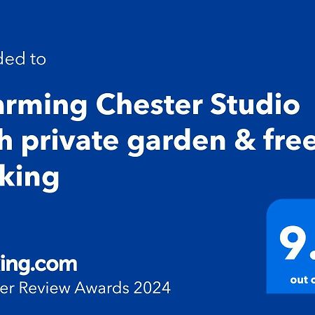 Charming Chester Studio With Private Garden & Free Parking Luaran gambar